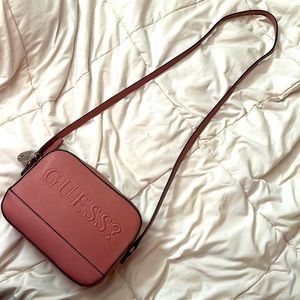 GUESS ? logo Babypink crossbody
